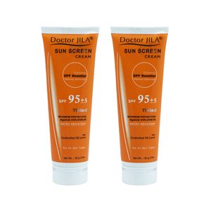 کرم ضد آفتاب دکتر ژیلا مدل 01 حجم 50 میلی لیتر بسته 2 عددی